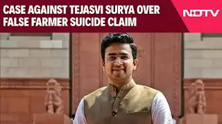 Tejasvi Surya News | Case Against Tejasvi Surya For Misleading Claim Over Farmer's Suicide