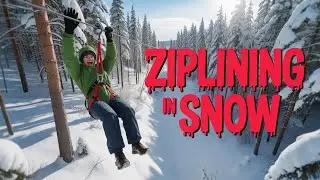 The Most Insane Winter Zipline Adventure
