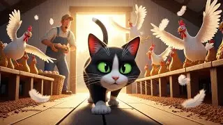 A Day in the Life of a Farm Cat