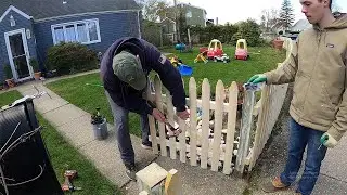 A Stockade Fence Installation