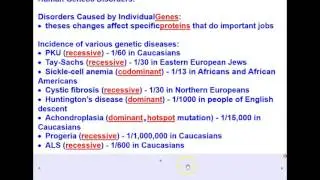 Human Genetic Disorders