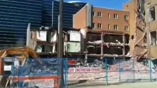 Downtown Edmonton demolition