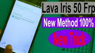 how to lava iris 50 google account remove/lava iris 50 frp bypass new trick 2023