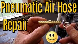 Repairing a Pneumatic Air Hose & California Air Compressor Review