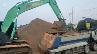 Excavator land truck,TRUCK @LeothetruckinPortuguese @TrucosPanda 