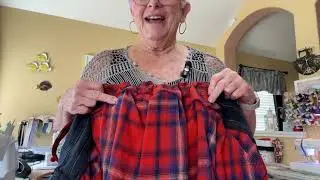 Upcycle Upsizing Part 3 Dungaree Dress