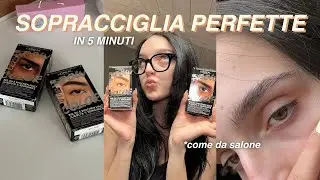 SOPRACCIGLIA PERFETTE IN 5 MINUTI? 🕑 Proviamo il Brow Color e il Brow Lamination di L'Oréal Paris