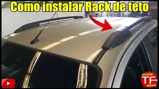 Como instalar rack longarina de teto na S10