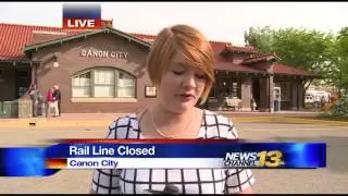 Royal Gorge rail line closed, park and bridge remain open