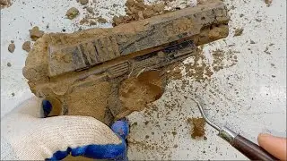 ITALY Army 30 Bore pistol Restoration, (Toy Restoration Game) #ASMR #satisfying