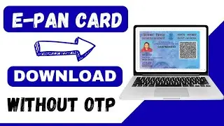 PAN Card Pdf Download |Without Mobile & Email Otp ePan Card Download Nsdl Uti pan Pdf