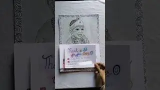 How I Pack My Commission Artwork🎨🖌️Order Now📩☺️#art#shorts#sketch#painting