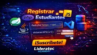 Registra Estudiantes con Fetch API 2026 | PHP Backend, MySQL y JavaScript Paso a Paso