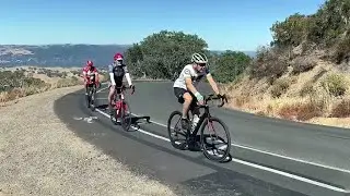 New bike turnouts on Mount Diablo make summit cycling safer