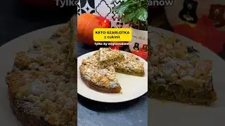 KETO SZARLOTKA z cukinii