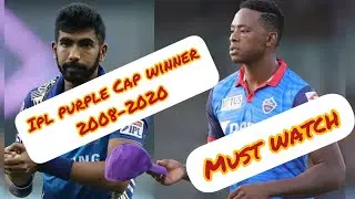 IPL PURPLE CAP WINNER LIST|IPL2008-2020| #Ipl #IPLPurplecap #iplupdates