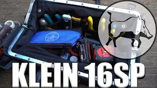 Холщовая сумка для инструментов Klein 5102 16SP. Первый взгляд! Набита инструментами!