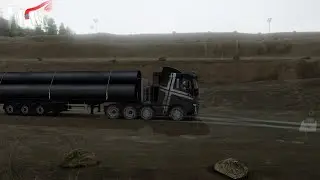 Truckers of Europe 3 | Quarry to Tubingen | Offroad to mountain road | Realistic HD Gameplay
