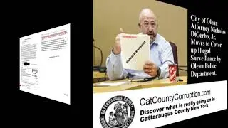 City of Olean Attorney Moves to Cover up Illegal Surveillance by Olean Police Department.