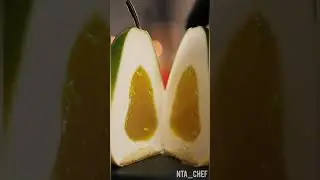 🍐 T.O Poire Illusion &ndash; Элегантность в стиле &ldquo;обман зрения&rdquo; #fruit  #фруктоваянарезка #фруктоед