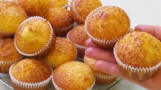 كاب كيك اقتصادي ب 2 بيضات خفيف وناجح وبكمية وفيرة #كاب_كيك #مادلين #cupcake 