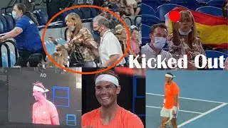 Nadal & the Crowd Get Woman KICKED OUT of Arena!