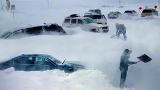 Sever Winter Snow Storm in Syria