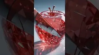 Crystal Apple 🍎✨ | So Satisfying 😍 | Jannat & Abdullah show Time#shorts