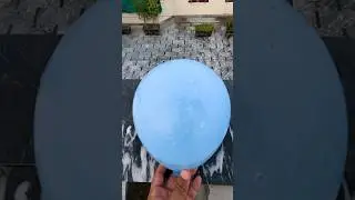 🔵⚪🎈Sky Blue vs White Balloon &ndash; Dropped From a TALL Building&hellip; Gone CRAZY!😱💥
