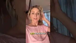 ОПАЗДЫВАЮ В ШКОЛУ!! 😱 Моя дочь успеет собраться, пока не истечёт время?!? 🫣 #шорты #челлендж
