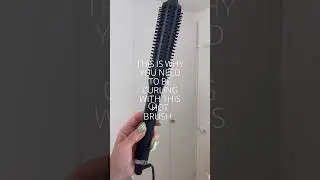 This is why you need to use a hot brush to curl! #curling #hairtutorial #hotbrush #hairvideo #hair