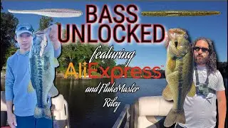 CATCHING FISH WITH ALI-EXPRESS BAIT! || BUDGET BASS FISHING || LAKE BARCROFT VIRGINIA