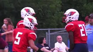 Union Academy's Derek Young with one-handed TD catch