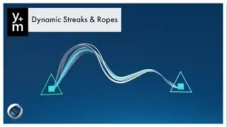 Dynamic Streaks & Ropes in C4D - No Plugins!