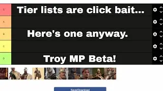 Total War Troy Multiplayer Beta Tier List