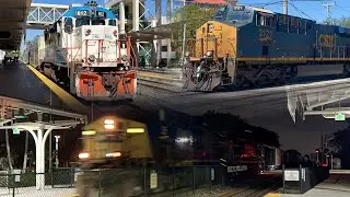 Lowest Active CSX YN2, Rear DPU, and Tri-Rail GP49s
