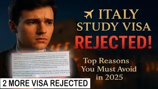 Italy Study Visa Rejection | Top Mistakes In Bank Statements How to Avoid Visa Refusal