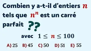 nⁿ DOIT ÊTRE UN CARRÉ PARFAIT !
