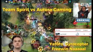GYRO YATORO Team Spirit vs Aurora Gaming - gran final G2 Fissure 2026