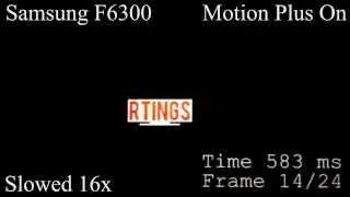 Samsung F6300 LED TV Motion Blur