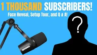 RDUB'S 1000 SUBSCRIBER FACE REVEAL, SETUP TOUR, AND Q & A!!!!!