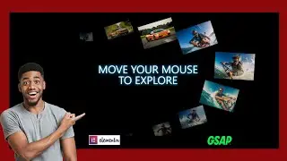 АНИМАЦИЯ ДВИЖЕНИЯ КУРСОРА GSAP С ЭФФЕКТОМ ИЗОБРАЖЕНИЯ | Учебное пособие по Elementor и GSAP