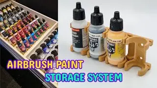 Airbrush paint storage system Vallejo