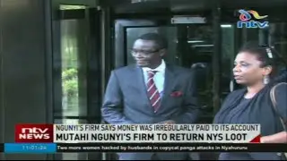 Mutahi Ngunyi&rsquo;s firm is ready to return Sh11.8 million to NYS