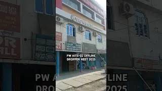 My Experience at PW AITS-02 Offline Center😌:NEET 2025 Prep Journey #pw #aits #testseries #minivlog