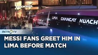 Lionel Messi Fans Welcome Him in Lima Ahead of Inter Miami Match