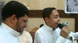 سيدقاسم وابن اخته ميرز مظاهر الشناف في عرس جواد شبيب