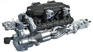 V12 Model motor RC Engine