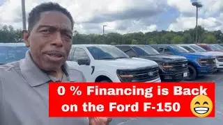 Breaking News! Ford brings back 0 Percent Financing on the  F150