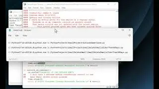 Python program to open and close outlook.
